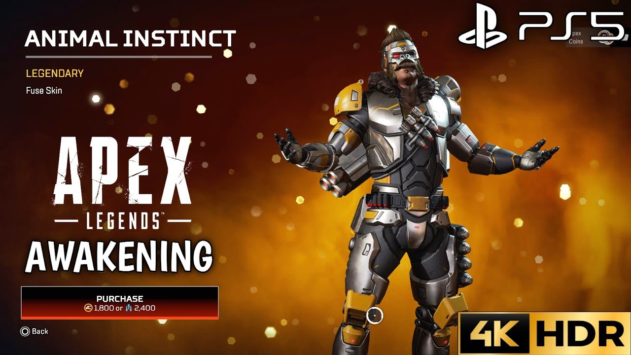Animal Instinct Fuse Skin Apex Legends Awakening Collection Event Fuse