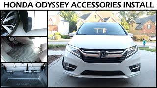 2019 Honda Odyssey Install : Splash Guard / All Weather Mats / Cargo Tray