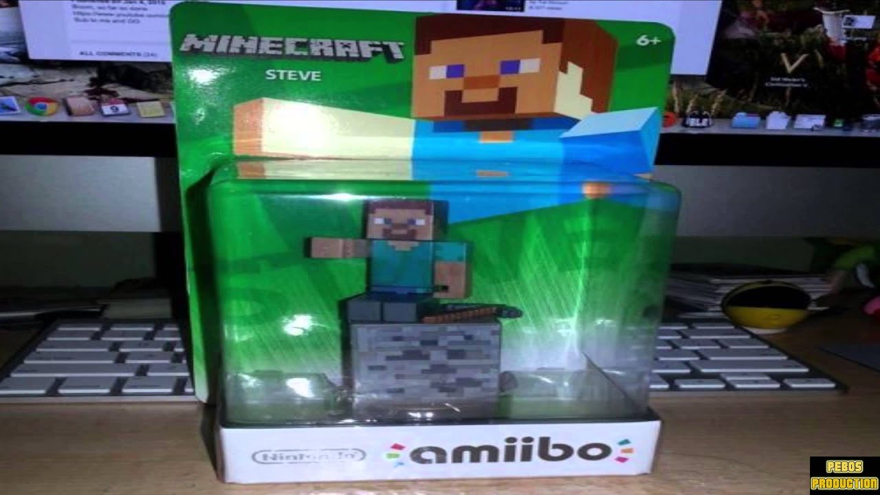 Minecraft Steve AMIIBO Has Spawned