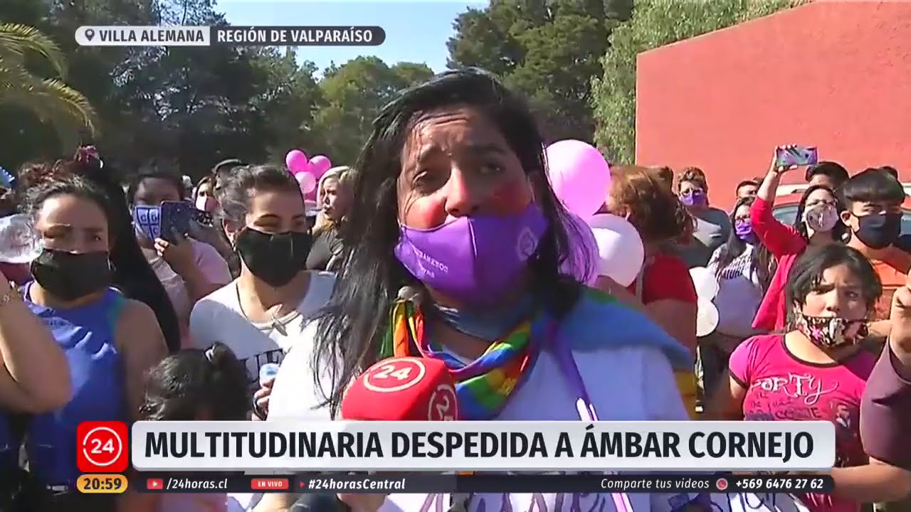 Multitudinaria despedida a Ámbar Cornejo en Villa Alemana