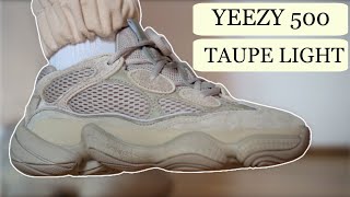 ADIDAS YEEZY 500 TAUPE LIGHT REVIEW & ON FEET + SIZING & RESELL PREDICTIONS  - THESE LOOK FAMILIAR