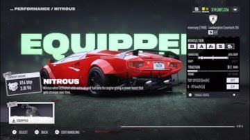 Need For Speed Unbound (S class build) Lamborghini Countach 25th Anniversary (1988)