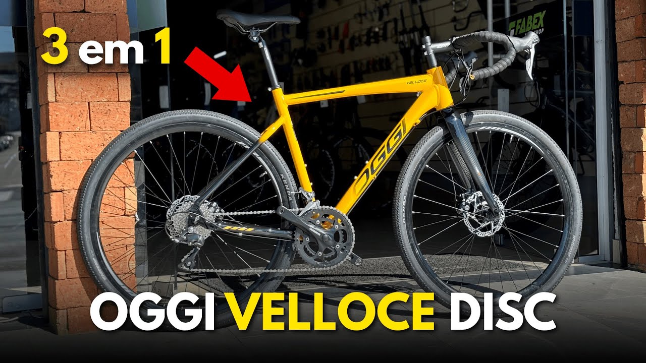 Bicicleta 700 Oggi Velloce Disc 2026 16v Shimano Claris Cinza