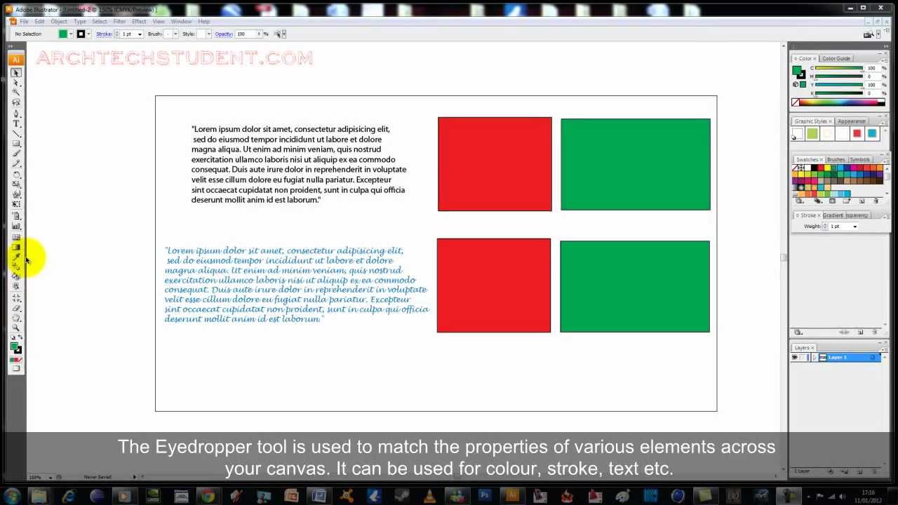 Part 9: The Eyedropper Tool - ArchTechStudent.com