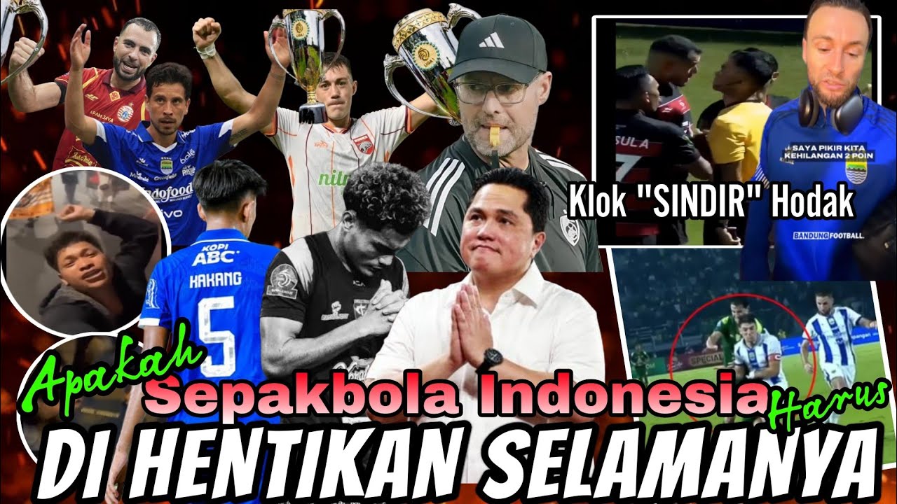 Sepakbola Sudah Keluar Jalur Apakah Harus Di Hentikan Total? 😭Berita Liga 1 