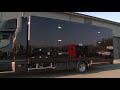 EB Trucks IVECO 72C18 Autotransporter Koffer geschlossen mit hydraulischer Auffahrrampe