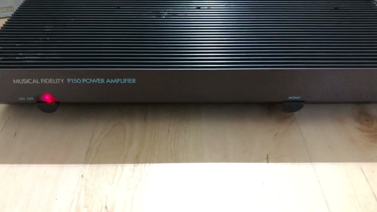 Musical Fidelity P150 Power Amplifier - YouTube