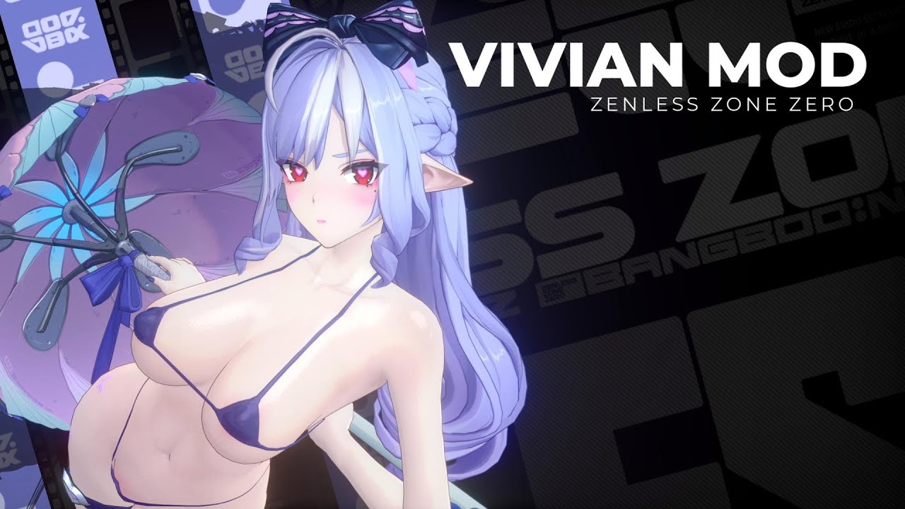 Vivian Thicc/Nude Mod Showcase HD | Zenless Zone Zero Mods (ZZZ) Mod Gameplay | ZZZ Nude Mods