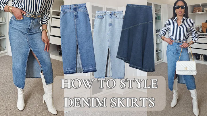 HOW TO STYLE DENIM SKIRT - 7 ways to wear the denim skirt | Lookbook
