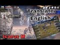 TRANSLATE FITURE2 | iCARUS M (IOS/Android)
