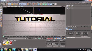 How to make a simple intro - Cinema4d