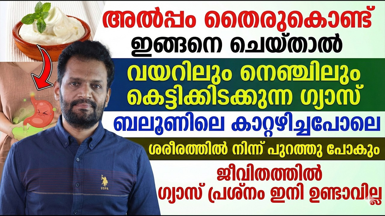 നെഞ്ചിലും വയറ്റിലും കെട്ടികിടക്കുന്ന ഗ്യാസ് ശരീരത്തിൽ നിന്ന് പുറത്തു പോവാൻ തൈര് ഇങ്ങനെ ഉപയോഗിക്കു..