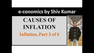 e-conomics by Shiv Kumar: Causes of Inflation, Inflation, Part 3 of 6