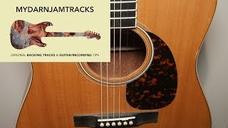 Nice and Slow (Acoustic) Backing Track in C chords