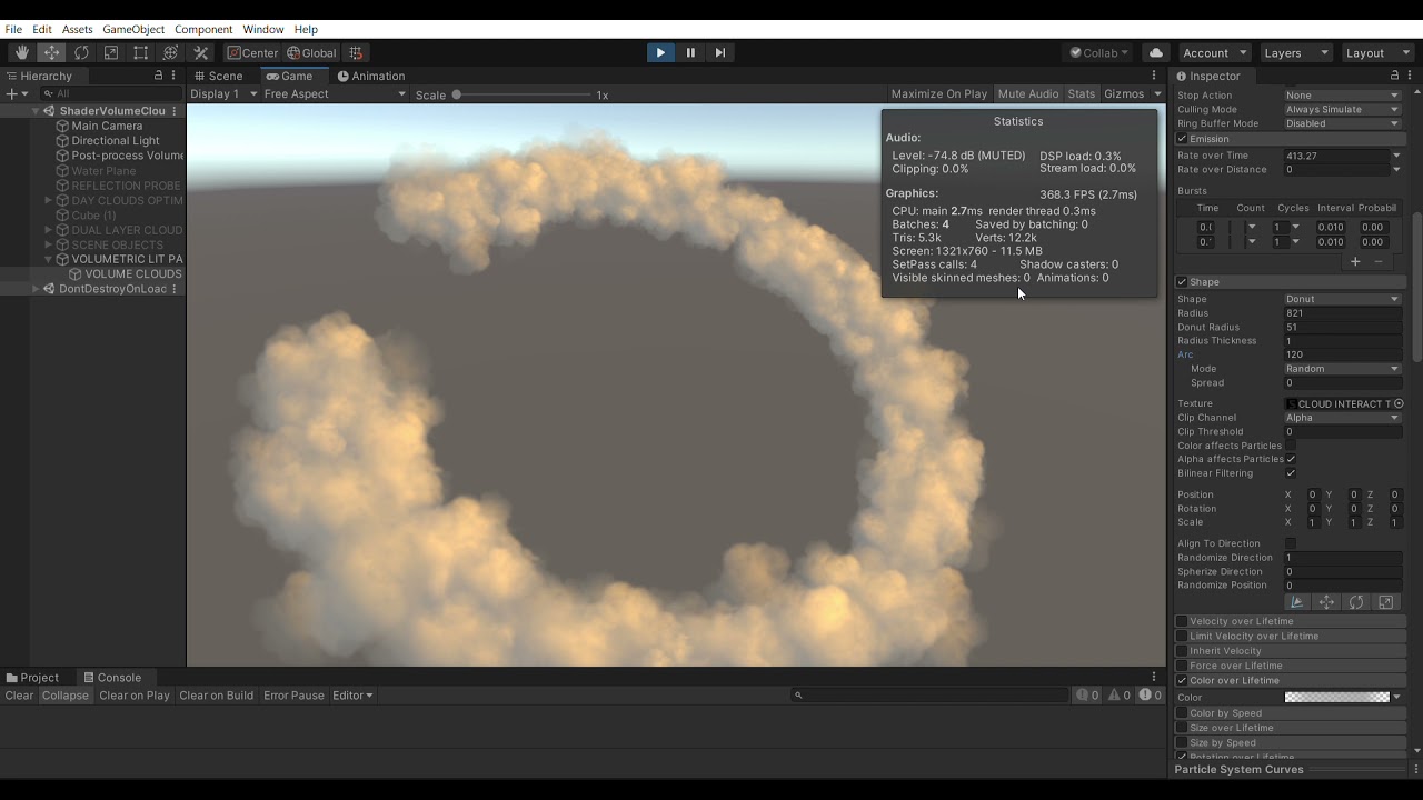 InfiniCLOUD HDRP - URP, Volumetric clouds & particles, video preview 13