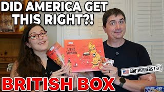 Southerners Judge a BRITISH themed Universal Yums Box! 