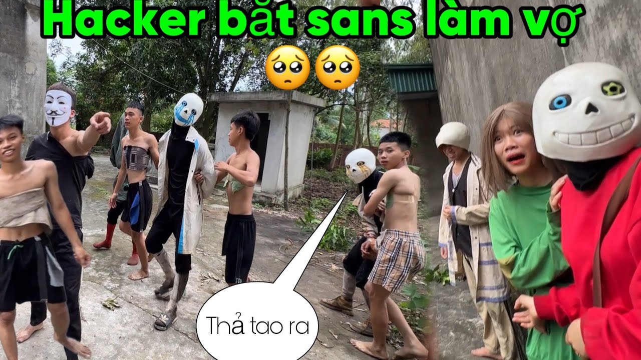 Toang Ink Sans Hoảng Hốt Phát Hiện 404 và 707 Sans Bị Hackker Bắt Làm Vợ