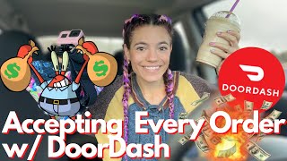 Accepting Every Order... Again | DoorDash, Uber Eats & Grubhub Ride Along *food delivery*