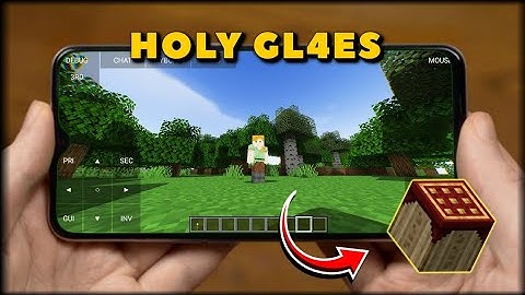 Finally ! I Got New Holy-Render GL4ES Shader In POJAVLAUNCHER | Java Edition