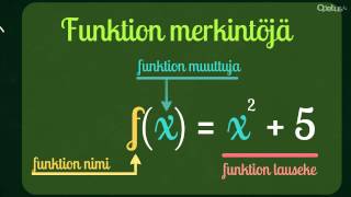MAB3: Funktion merkintöjä ja funktion arvon laskeminen