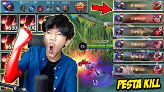 ALDOUS 500 STACK MODE MAYHEM AUTO PESTA SAVAGE BOY SEREPET ! - Mobile legends