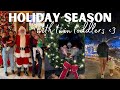 realistic weekend in the life with toddlers | twin mom VLOG, Starbucks holiday menu + more