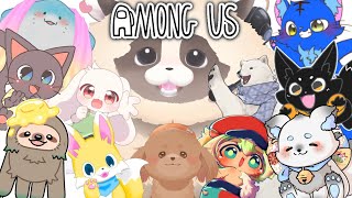 【Among Us】マスコット系Vtuber大集合配信！ADらこん視点【#amongus /個人勢/新人VTuber/話題/もふもふ】