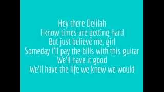 Plain White T's - Hey There Delilah (Lyrics)