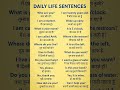 DailyLife Sentence 🔥🤯 #englishlearning #dailyenglish #hinditoenglish #englishspeaking