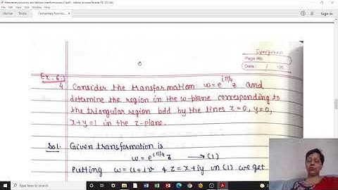 Elementary functions and Möbius transformations L1