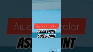 Asian paint Tractor Emulsion Shyne Color Code #7441 #colors #paint