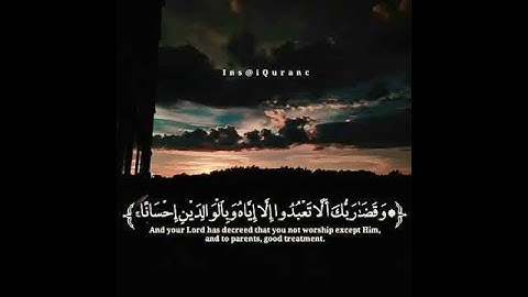 كلام جميل من القرآن الكريم عن الوالدين