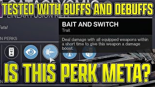NEW Bait and Switch Perk Tested New Raid Weapon Perk