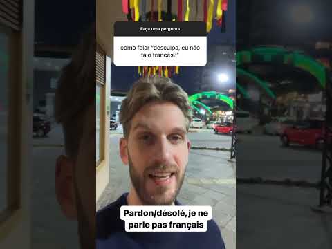 Desculpa, eu não