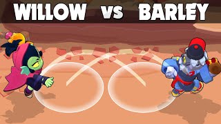 WILLOW vs BARLEY | Brawl Stars