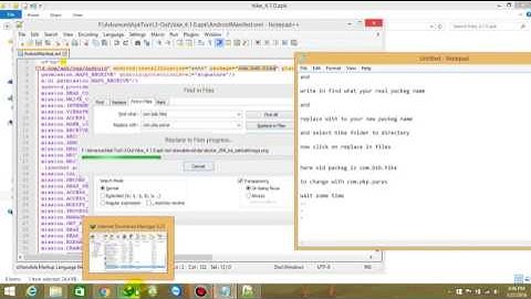 how to decompile and recompile apk using advancedAPKTools
