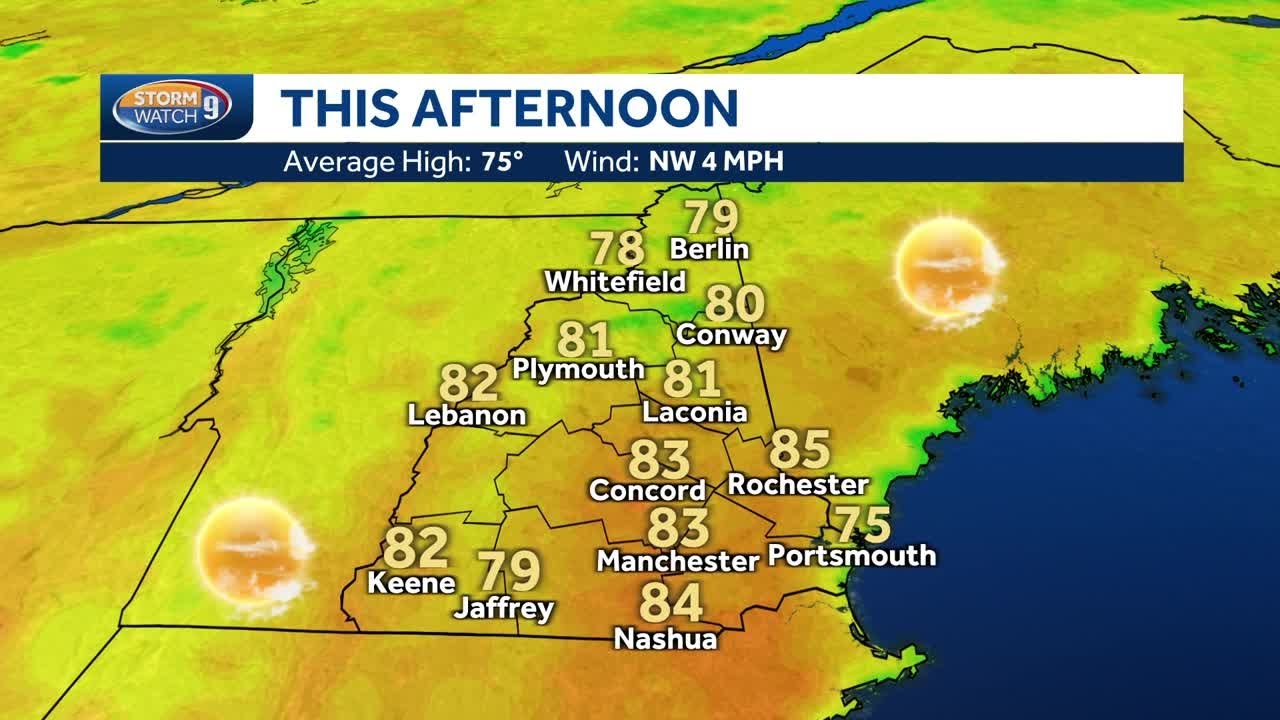 Video: Warmer conditions heading into the weekend - YouTube