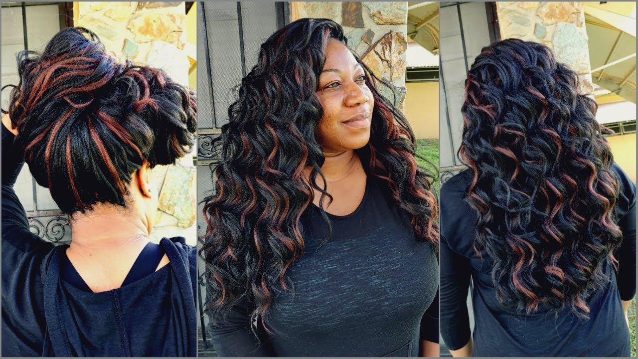 The Most Natural Looking Crochet Braid With Kima Ocean Wave Youtube