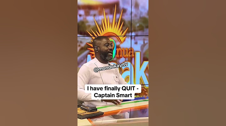 #Captain Smart finally quits #Onua TV—family matters or something deeper? #Fante Comedy called it!