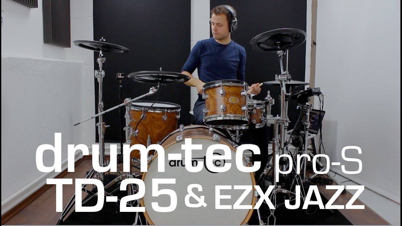 drumtec proS series electronic drums with Roland TD25 & ToontrackEZX