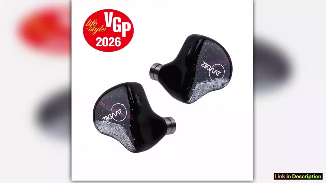 Linsoul ZiiGaat Crescent Premium 2DD2BA Hybrid Handcrafted Quality IEM Hifi Earphone with