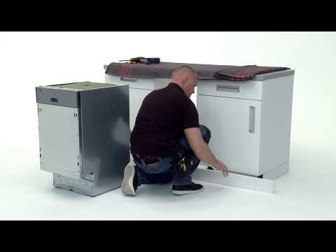 Video: Hur man installerar en 45 cm och 60 cm diskmaskin med dina egna händer