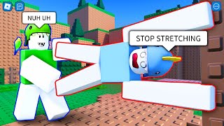 Roblox Stretch A Friend Funny Moments 2 Player Obby