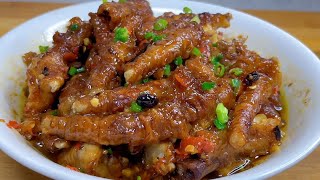 廣東最受歡迎的豆豉蒸鳳爪，超級簡單，虎皮漂亮軟爛脫骨，太好吃