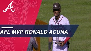Ronald Acuna's 2017 AFL MVP campaign