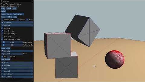 Physics Engine - Sequential Impulses, Dynamic AABB tree