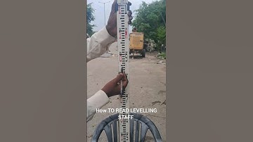 how to read levelling staff #auto levelling # staaf reading #shorts #ytshorts #trending #viralshorts