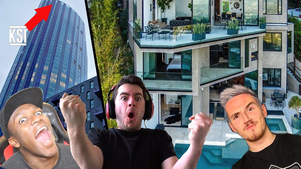 Top 10 MOST EXPENSIVE Youtuber Houses (Captain Sparklez, KSI, Syndicate