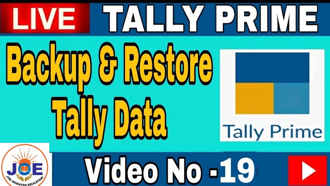 Backup And Restore Data In Tally Prime How To Take Backup And Restore Backup And Restore Data In Tally Prime How To Take Backup And Restore