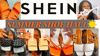 SHEIN SHOE HAUL |SUMMER EDITION 2021| BOTTEGA VS SHEIN